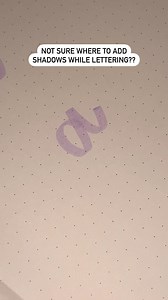 You can add shadows basically wherever as long as you remain consistent!! My favorite is a bottom left combination! #lettering #handlettering #handwriting | Brigid Carey