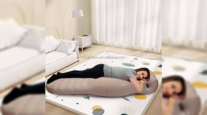 Pregnancy Support Inflatable Maternity Mattress for Comfortable Sleep Easy Cleaning Sleeping with Cavity