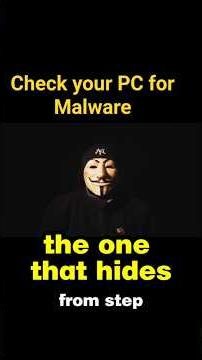 Locate and Remove Malware from your PC #1