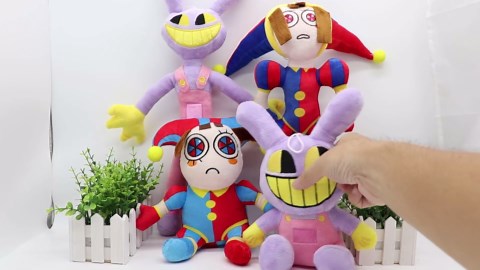 SAJISP The Amazing Digital Circus Plush,13" Jax Plushies Toy Gift, Cute Stuffed Figure Doll for Kids and Adults, Birthday Halloween Christmas Choice for Boys Girls