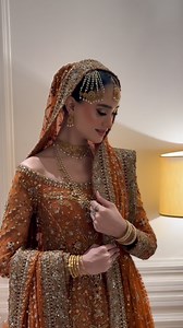 55K views · 483 reactions | KOMAL In this copper rust bridal #harisshakeelofficial #harisshakeel #london #beauty #londonfashion #fashion #fashion #beirut @khansoflondon | Haris Shakeel Couture | Facebook