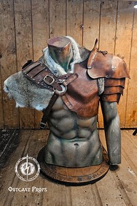 Viking Leather Armor Leather Armor Men Viking Armor Men Leather Pauldron Leather Shoulder Armor Barbarian Armor LARP Armor Cosplay - Etsy