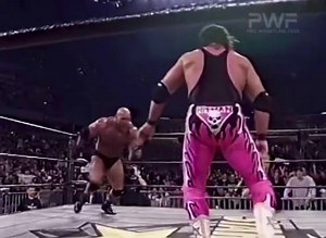 147K views · 2.6K reactions | The kick that ended the career of Bret Hart. Goldberg vs. Bret Hart (WCW Starrcade 1999) | Pro Wrestling Feed | Facebook