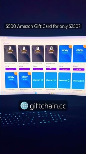 $500 Amazon Gift Card for only $250? #giftcards for #crypto