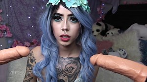 Kittymph - 1st Slutty Double Blowjob Cumshot