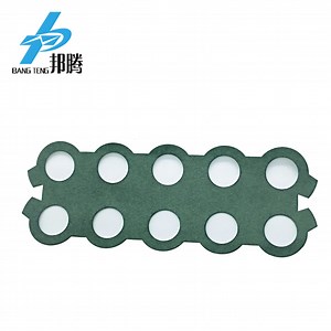 [Hot Item] Custom 32650 Positive Negative 2s5p Battery Insulation Spacer Ring Adhesive Highland Cardboard Barley Paper