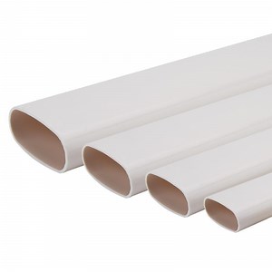 [Hot Item] 50 63 75 110 Washing Machine Bathroom Toilet Drainage PVC Flat Pipe