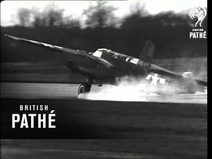 B-25 Bomber Crash Lands (1946)