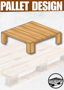 Table basse en palette DIY PDF - Etsy France