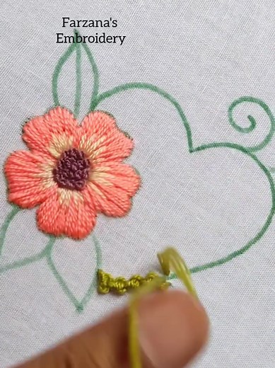 Beautiful Hand Embroidery Flower Designs