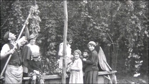 Historic film of Kentish hop farm