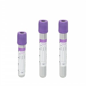 [Hot Item] Hospital Disposable Medical Glass Pet Blood Test Purple EDTA Vacuum Blood Collection Tube