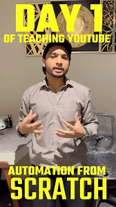 Day 1 of Teaching YOUTUBE AUTOMATION from SCRATCH 🚀✅ | MoqAutomation
