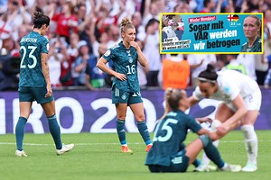 bitter ‘Nasty, rotten smell’ – German press fume at Lionesses’ win after being denied VAR handball shout, as Women’s Euro final labelled ‘the new Wembley fraud’