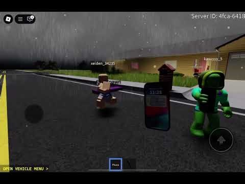 Destructive Severe Thunderstorm Warning in Roblox Suburban Weather Simulator⛈️💨