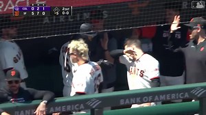 Brandon muscled it out 💪 | San Francisco Giants