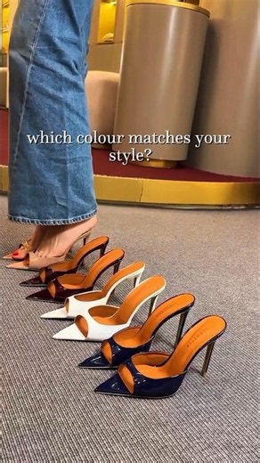 Which Color Would You Choose? 😍 Designer Heels #Shorts #highheels #fashion
