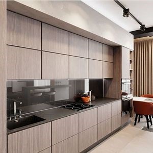 [Hot Item] Wholesale Customization Modular Fitted Kitchen Cabinet Modern Custom Backsplash Kitchen Cabinets