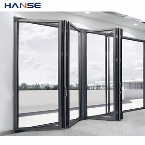 [Hot Item] Hot Sale Balcony Folding Glass Doors Exterior Interior Sound Insulation Doors Aluminium Folding Patio Door