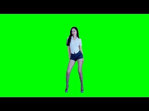 Female Dancer Green screen video | beautiful girl dance footage | HD
