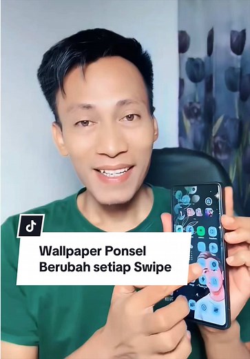 Wallpaper ponsel berubah setiap swipe | Mico Widget setup