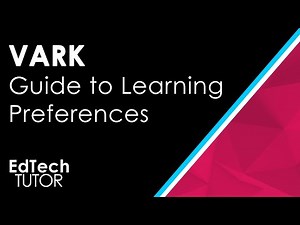 VARK Learning Styles How to Use VARK to Find Your Learning Style to be a Better Learner!