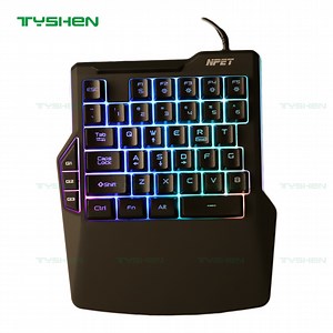 [Hot Item] One-Hand Gaming Keyboard, One Hand Gamer Keyboard, 3 Keys Programmable