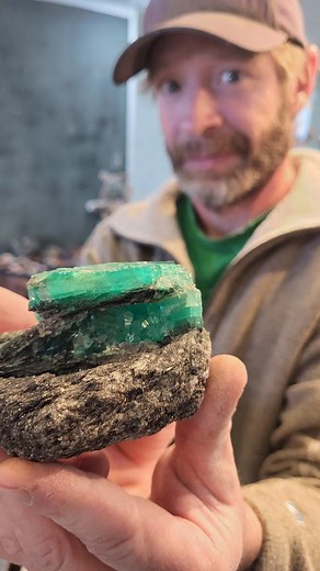 WE FOUND EMERALDS IN COLORADO!!!! 😮 . No, we did not dig them ourselves 😅, but our buddy Matt really hooked us up! We are SO excited to bring home these beauties to share with you! . Check out our next video to learn more about the complex process to prepare these specimens to look their best! . . #Rockhound #DiamondMountainMining #Emerald #EthiopianEmerald #Thumbnail #ThumbnailSpecimen #AfricanMinerals #MineralCollecting #MineralSpecimen #Beryl #CrystalFurniture #CrystalFinds | Diamond Mounta