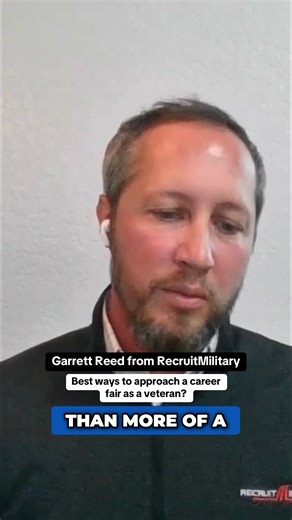 “Be flexible, be curious!” Garrett Reed from RecruitMilitary has some sage advice for veterans out there wanting to explore career fairs! | MyComputerCareer