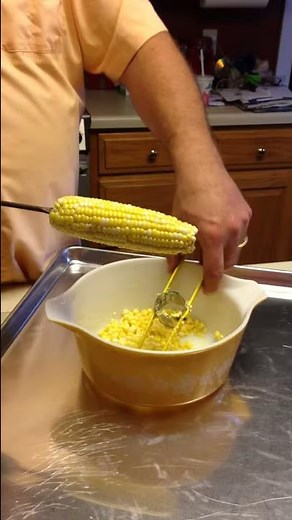 Best way to remove corn from cob.