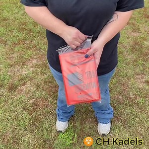 Our Trailblazer Survival Sleeping Bag is made of heavy-duty PVC making it perfect for keeping you dry and warm. It also has emergency instructions printed on the outside in several languages. A MUST HAVE for your gear! Get it here: https://bit.ly/2JtPdLx | CH Kadels