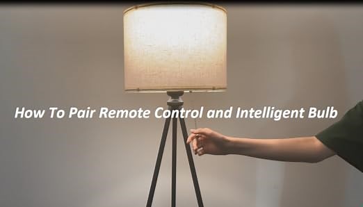 How to pair remote control and intelligent bulb