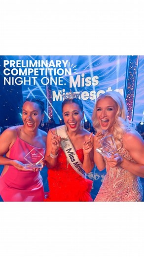 WHAT A NIGHT!✨🤩 A huge congratulations to our two preliminary night one evening winners! Talent Preliminary Winner: Whitney McLain @missredpinemn Evening Gown Preliminary Winner: Emily Schumacher @missmankato Be sure to tune in on @PageantsLive livestream tomorrow night for preliminary night TWO!✨ #MissMinnesota2023 #JourneytoMissAmerica #AngelinaAmerigo #ContentCreator #MissAmericaOppurtunity | Miss Minnesota