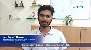Pranav Kumar, now a Lab Engineer at Texas Instruments, attributes his success to his education at NTTF. After completing his 10th boards, he chose to pursue a Diploma in Electronics at NTTF, based on his uncle's recommendation. His uncle had noted the excellent performance of NTTF graduates in his company. Driven by a passion for electronics and circuits, Pranav found NTTF to be the perfect place to develop his skills. The practical training he received there was instrumental in shaping his care