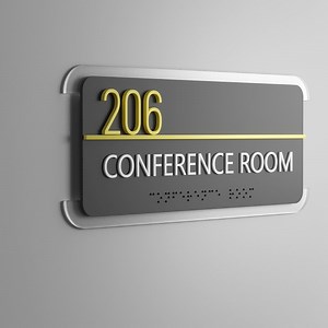 [Hot Item] Ezd Mutcd Handicap Sign Floor Braille Custom Ada Compliant Signage