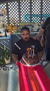Oliver blowing his bday candles. He bought his own huge German chocolate birthday cake at Cosco. It was moist and delicious. With siblings Jordan, Nikka, dad Nick, Mike and Karen. | Edita Bergado Sison