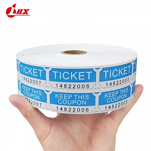 [Hot Item] Factory Price Customizable Double Roll Tickets for Acrylic Raffle Ticket Dispenser