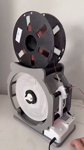 Intelligent Wire Winding Machine, 3D Industrial Filament Respooler with Smart Start and Stop, Welding Thread Winder for 1kg Spools, Wrap Neatly and Reduces Tangling, for 3D Printing Materials