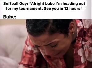 Get you a woman who plays softball or at least like softball. They understand the lifestyle and will even partake in the softball festivities as well 🍻🥎 🙌 | Kings Slowpitch Softball