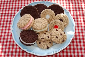 Knit & Crochet Cookies/biscuits Pattern: Toy/play Food Pattern (PDF Download) - Etsy Canada