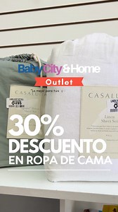 ¡Prepárate para envolverte en puro confort y estilo con nuestra increíble oferta del 30% de descuento en toda nuestra colección exclusiva de ropa de cama! Renueva tu espacio de descanso con lujo asequible y sumérgete en la suavidad suprema sin salirte de tu presupuesto. 🛏️ Envios a todo el pais 🚛 | Baby City