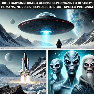 4.9K views · 59 reactions | Bill Tompkins: Draco Aliens Helped Nazis To Destroy Humans, Nordics Helped US To Start Apollo Program | Space Stories | Facebook