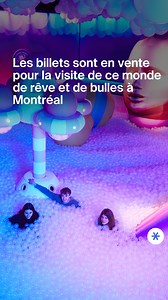 266K views · 1.6K reactions | [LIEN EN COMMENTAIRES] Préparez-vous! La date approche où vous pourrez entrer dans l'expérience Bubble Planet | Montréal Secret | Facebook