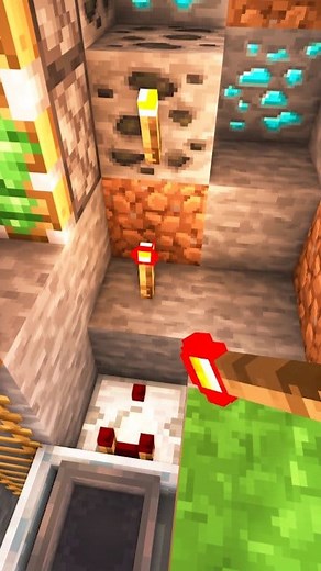 Minecraft Secret Hidden Room 🤫🔥 #minecraft #minecraftbuilds #minecraftbuilding #minecrafttutorial | BalluCraft