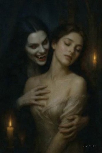 Female Vampire Bite and Transformation