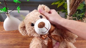 12 Sets 196 Pcs Baby Shower Table Centerpieces Decoration Baby Shower Table Decor with Bear Stuffed Vase Dried Pampas for Boho Wedding Gender Reveal Party Decoration (Glass,Boho)