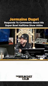 🚨 Jermaine Dupri gives us his thoughts on his outfit during the #SBLVIII! ➡️ http://ihe.art/TkL4oF9 | Hot 105.7 Montgomery