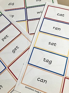 Kindergarten Printable CVC Words, CVC Words, CVC Worksheet, Kindergarten Words - Etsy Australia