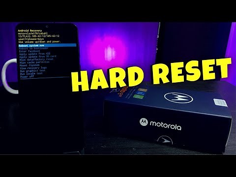 FORMATEAR O Quitar CONTRASEÑA Motorola E13 📲 HARD RESET