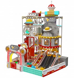 [Hot Item] Adventure Entertainment Park Indoor Playground with Plastic Tube Slide